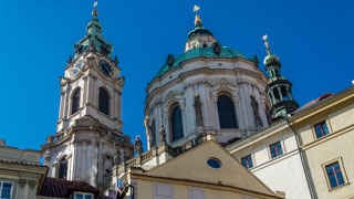 Campanario de la Iglesia de San Nicolás, Praga, República Checa