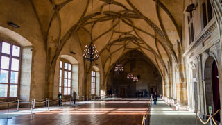 Interior del Palacio Real Viejo, Praga, República Checa