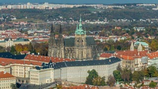 Catedral de San Vito vista desde la Torre de Petřín, Praga, República Checa