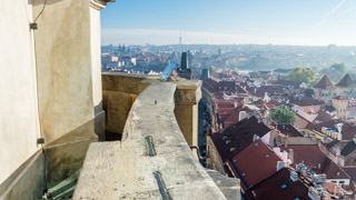 Vista desde el campanario de la Iglesia de San Nicolás, Praga, República Checa